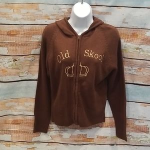 A.J.Wright Old Skool Urban Wear Caramel Hoodie!